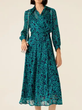 Effortless Look Playful Twist SAHCA DRAKE LUSH LAGOON DRESS
