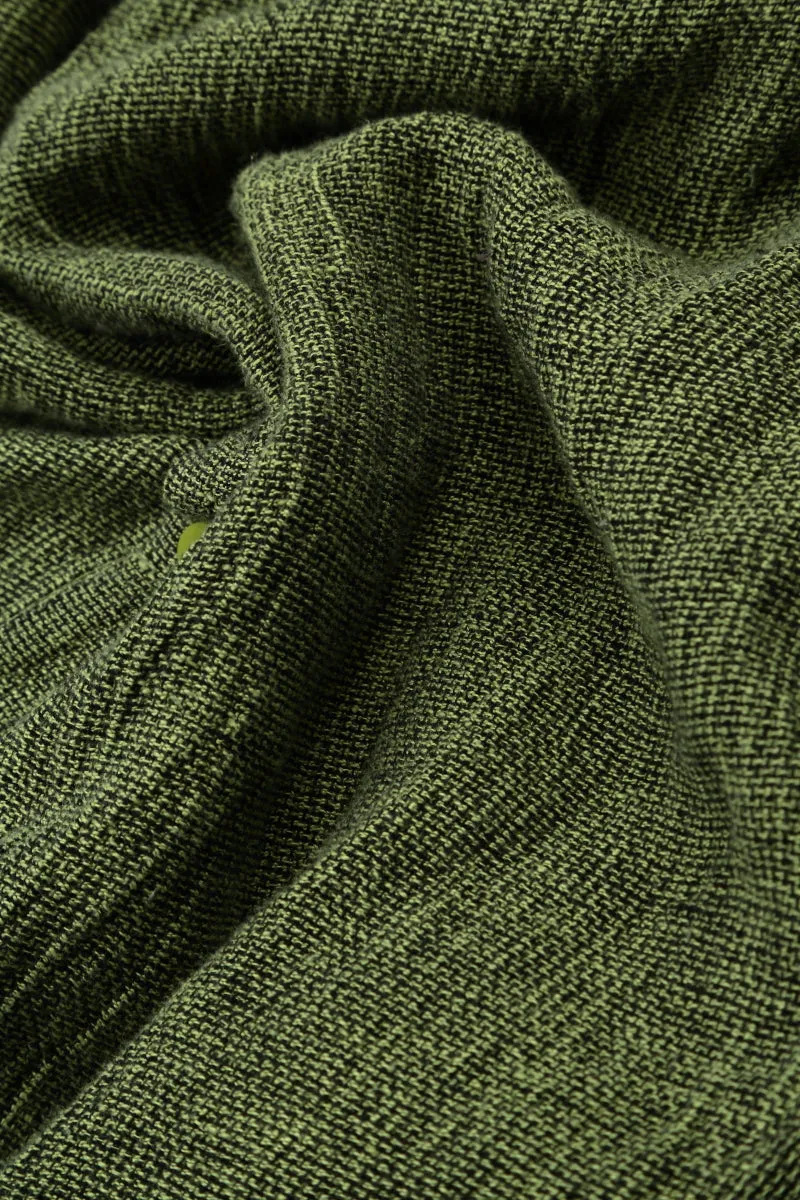 Eco-Friendly Choice Loose Lime M??lange Linen Shirt