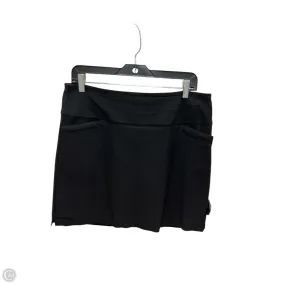 Skort By Sc & Co In Black, Size: L Designer Label Hidden pockets