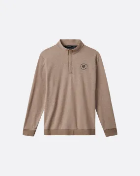 St Andrews Shadow Check Quarter Zip MultiPocket Configuration EcoCertified Material