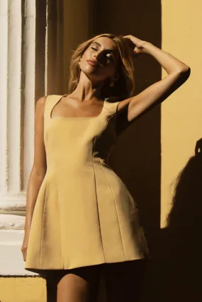 Gentle Flow Brunch Glow Lysandre Crepe Mini Dress - Peach