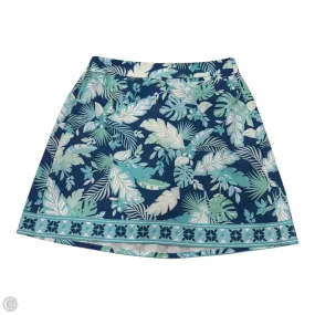 Skort By Croft And Barrow In Blue & Green, Size: S Fashion Fusion