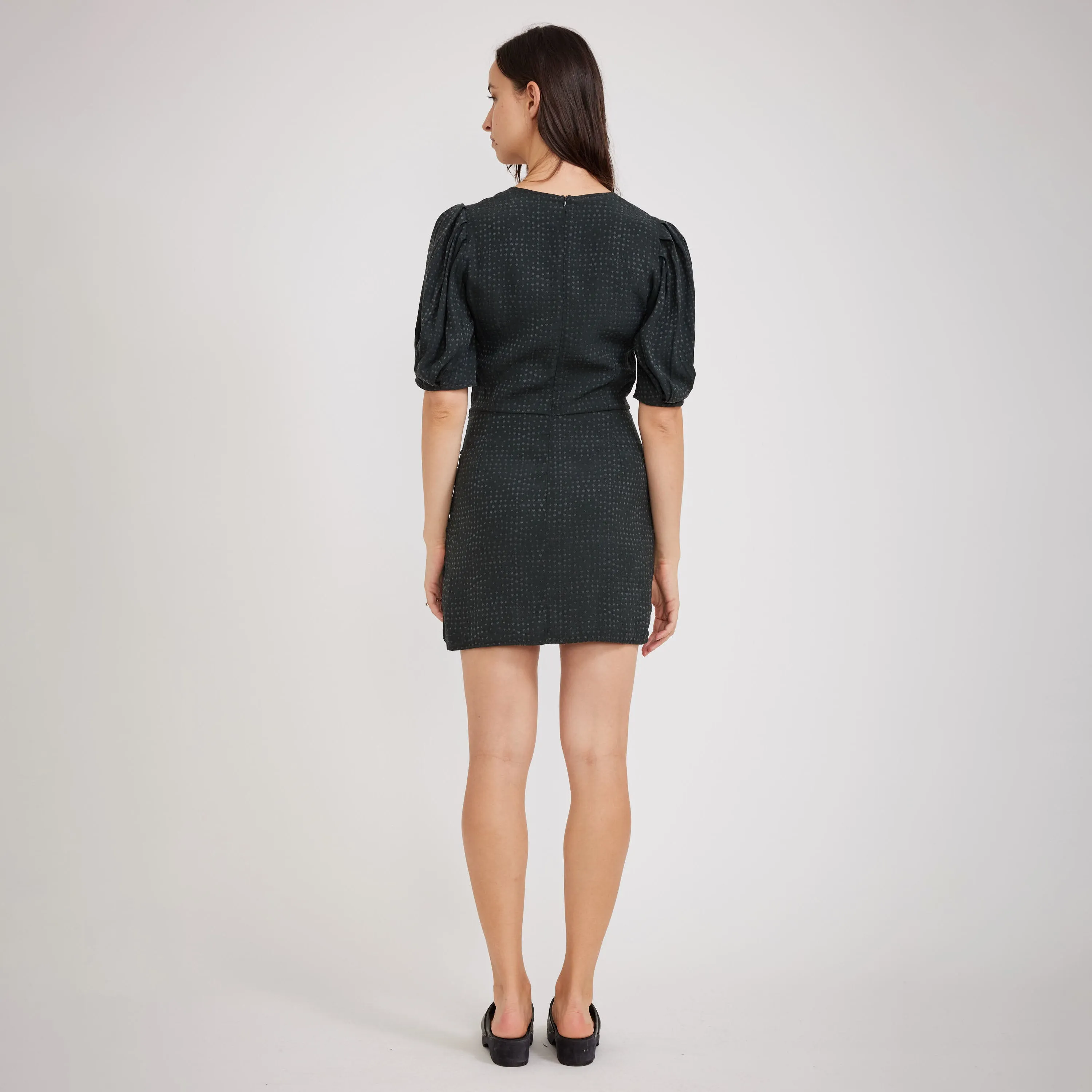 Malicia Dress Dark Fumo FadeResistantColor Soft Movement