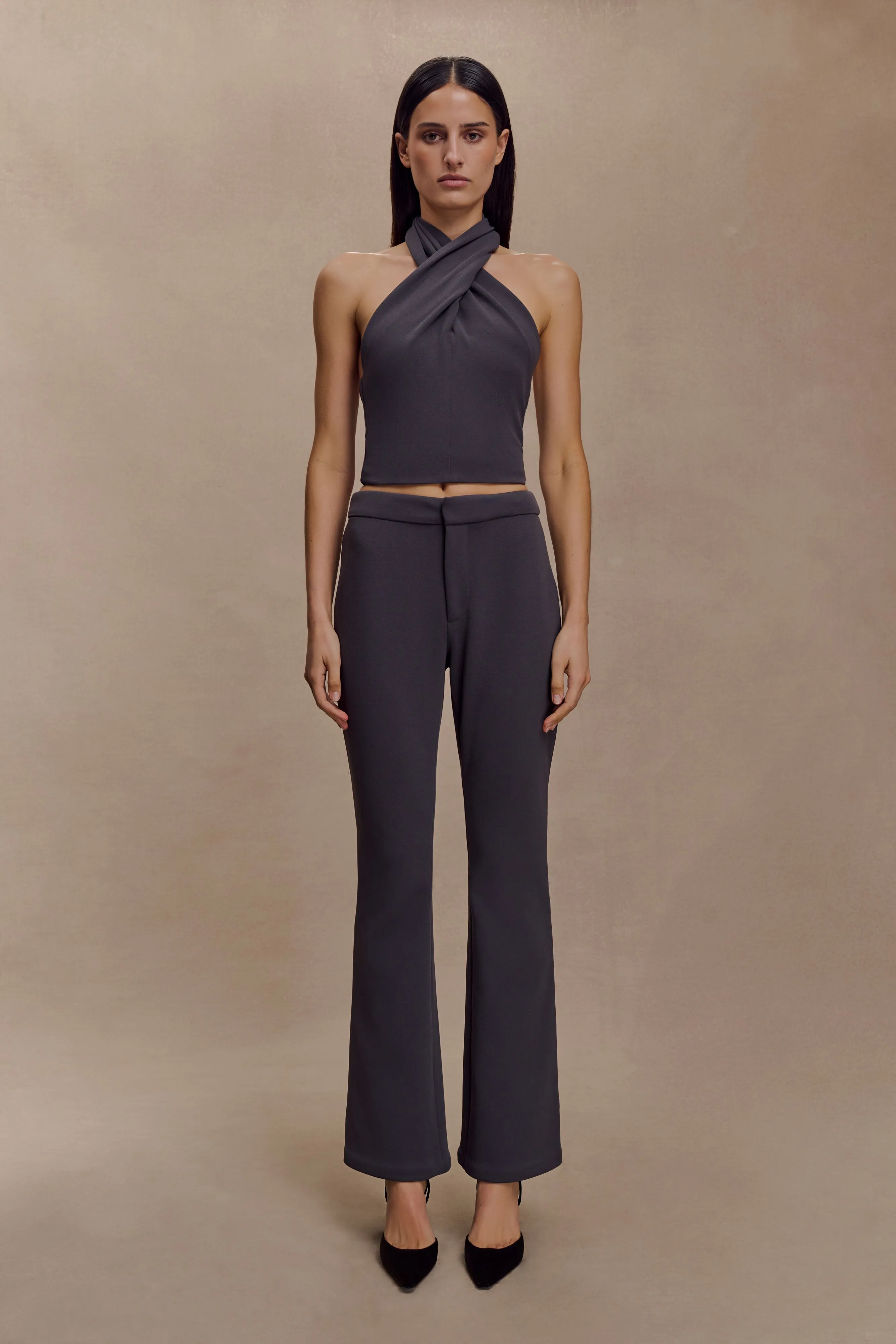 Airflow Optimized Weave Marion Cross Over Top - Charcoal Shadow