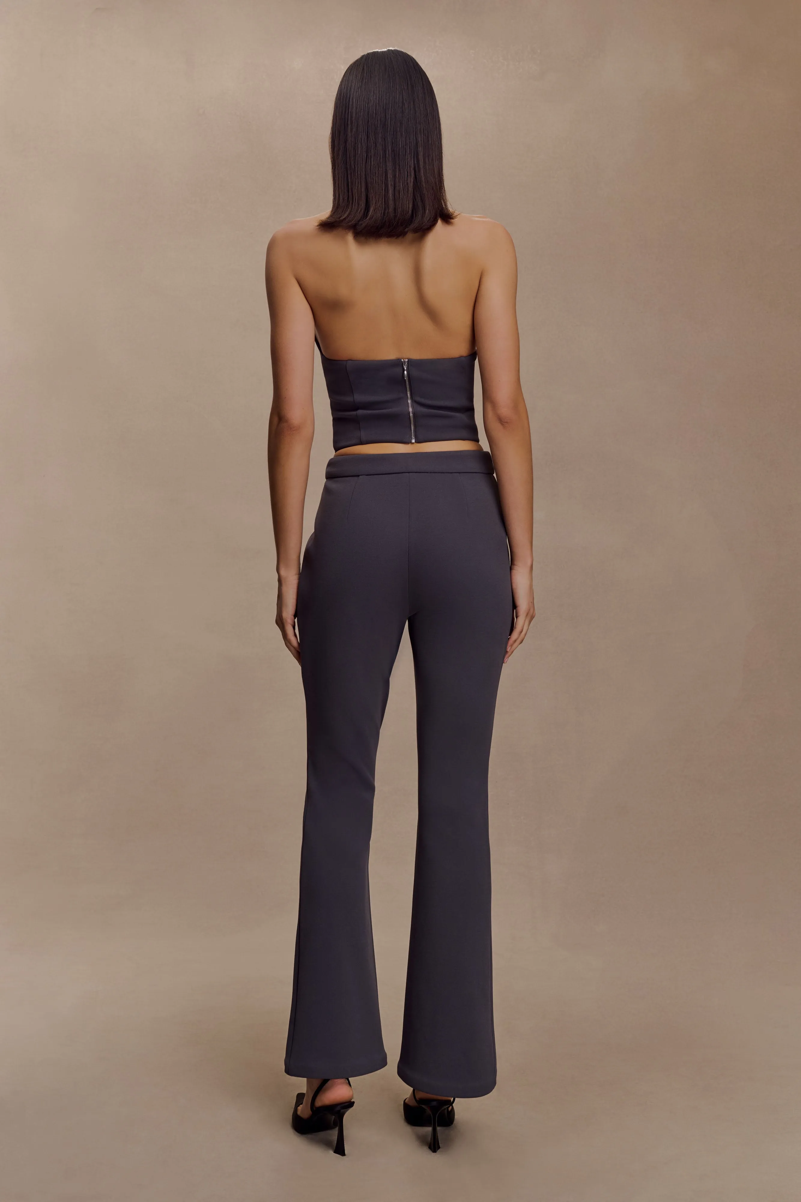 Marion Cross Over Top - Charcoal Shadow Modular Layering System Reinforced Seam Technique