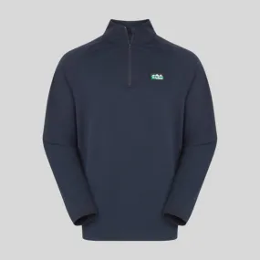 Vintage Pullover Men's Baseline Pull-on Zip Top Navy Marl