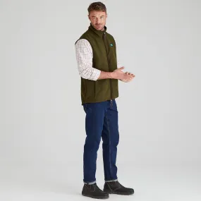anti static coating Interlock Stitching Men's Monarch Gilet Moody Teak