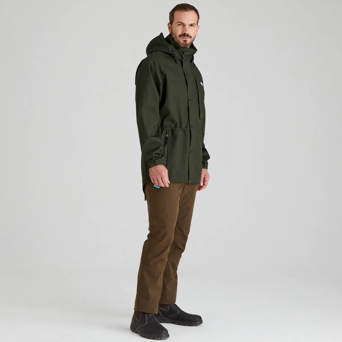 Lightweight Waterproof Jacket Men's Monsoon Light Jacket Deep Forest