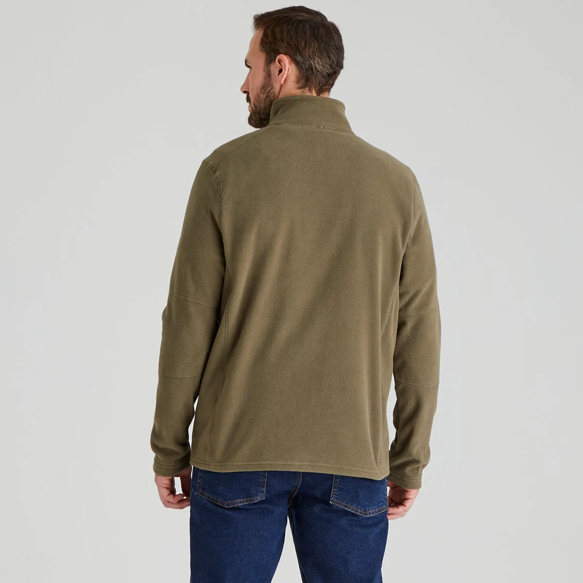 Men's Narvik Fleece Ivy Green LowProfileZipperSystem HighNeckCut