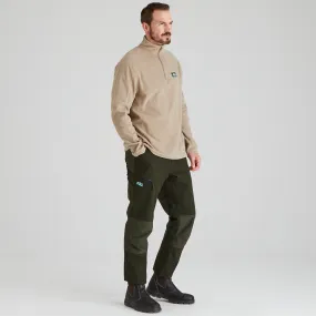 Men's Narvik Fleece Roasted Cashew Flex Fit Shoulder Construction ZipClosure