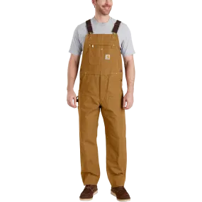 Men's Relaxed Fit Duck Bib 30" Overall Relaxed Design