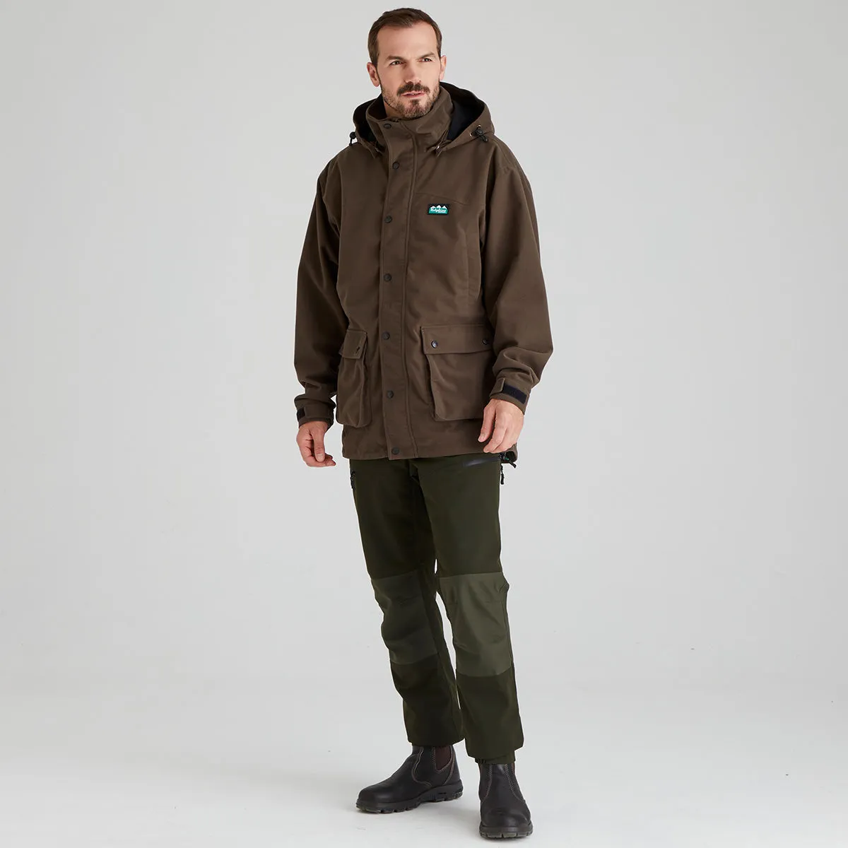 Bold Statement Weekend Casual Fit Men's Torrent Jacket Bark (2025)