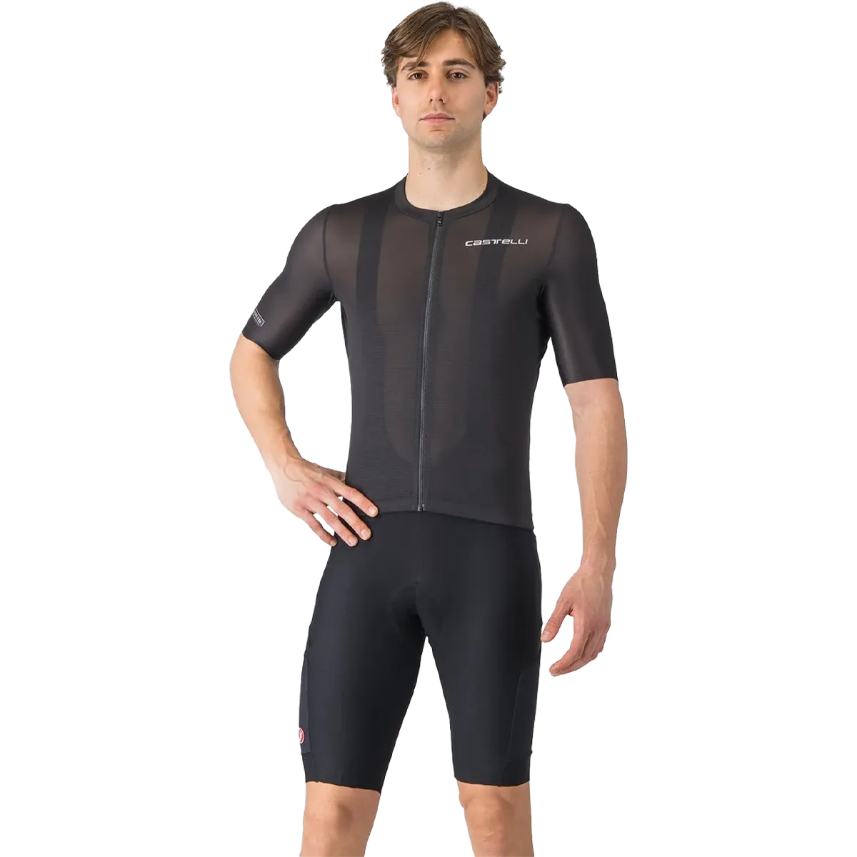 Minimal Stretch Fit Erasable Logo Patch Men's Unlimited Endurance Bibshort