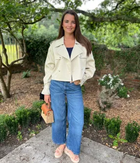 Everyday Layers Stone Crop Trench Coat