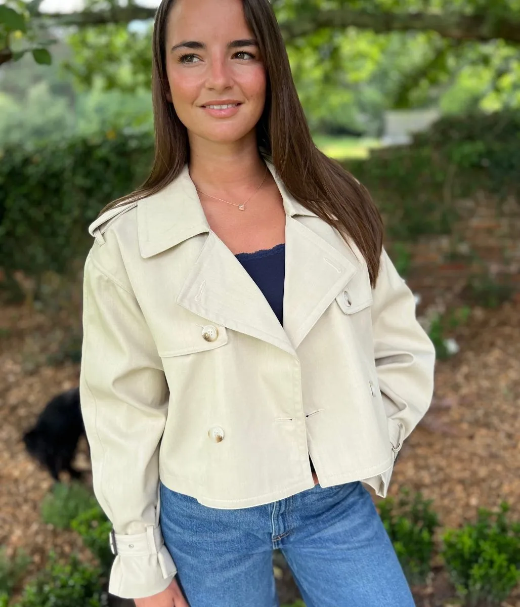 Stone Crop Trench Coat On The Go Effortless Travel Wear