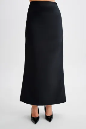 Comfort Wear Fit Micah Suiting Maxi Skirt - Black