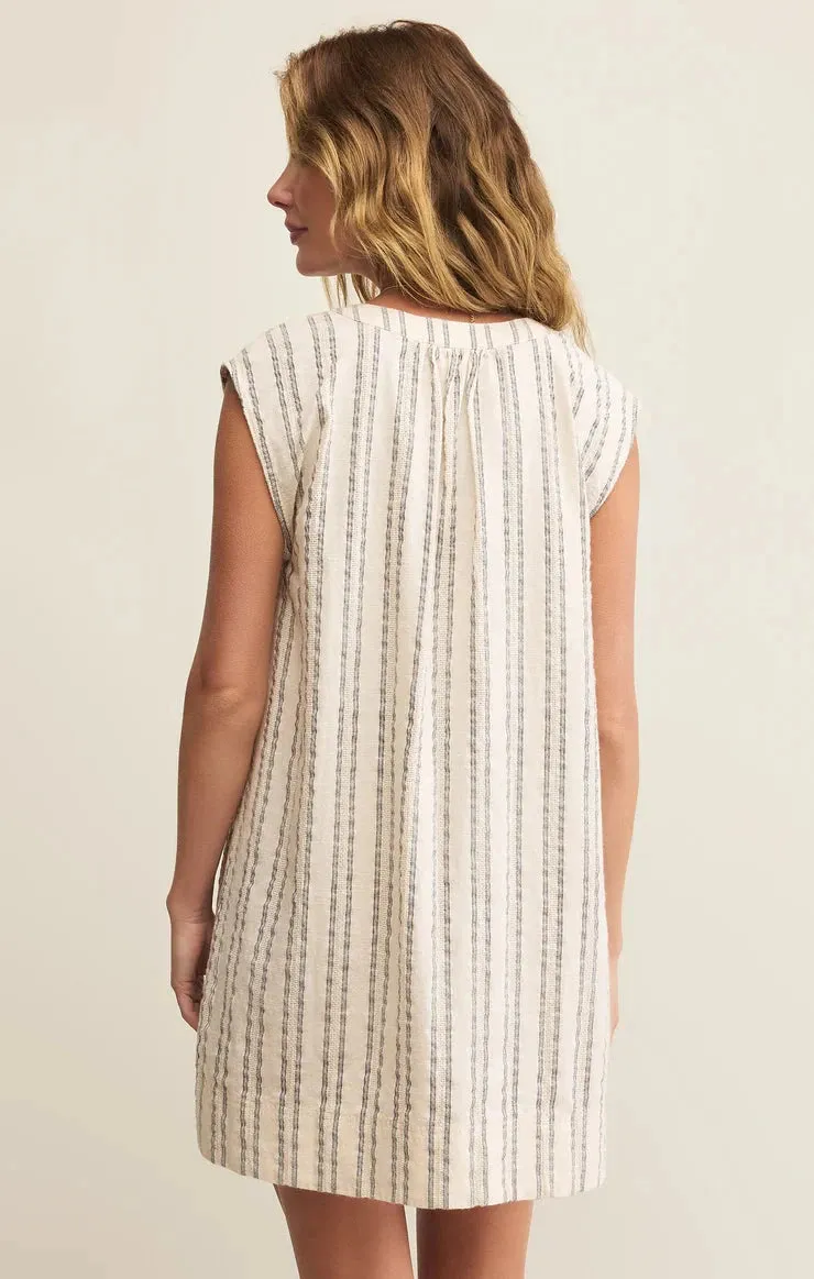 MINNA STRIPE MINI DRESS Light Elegance Bold Statement