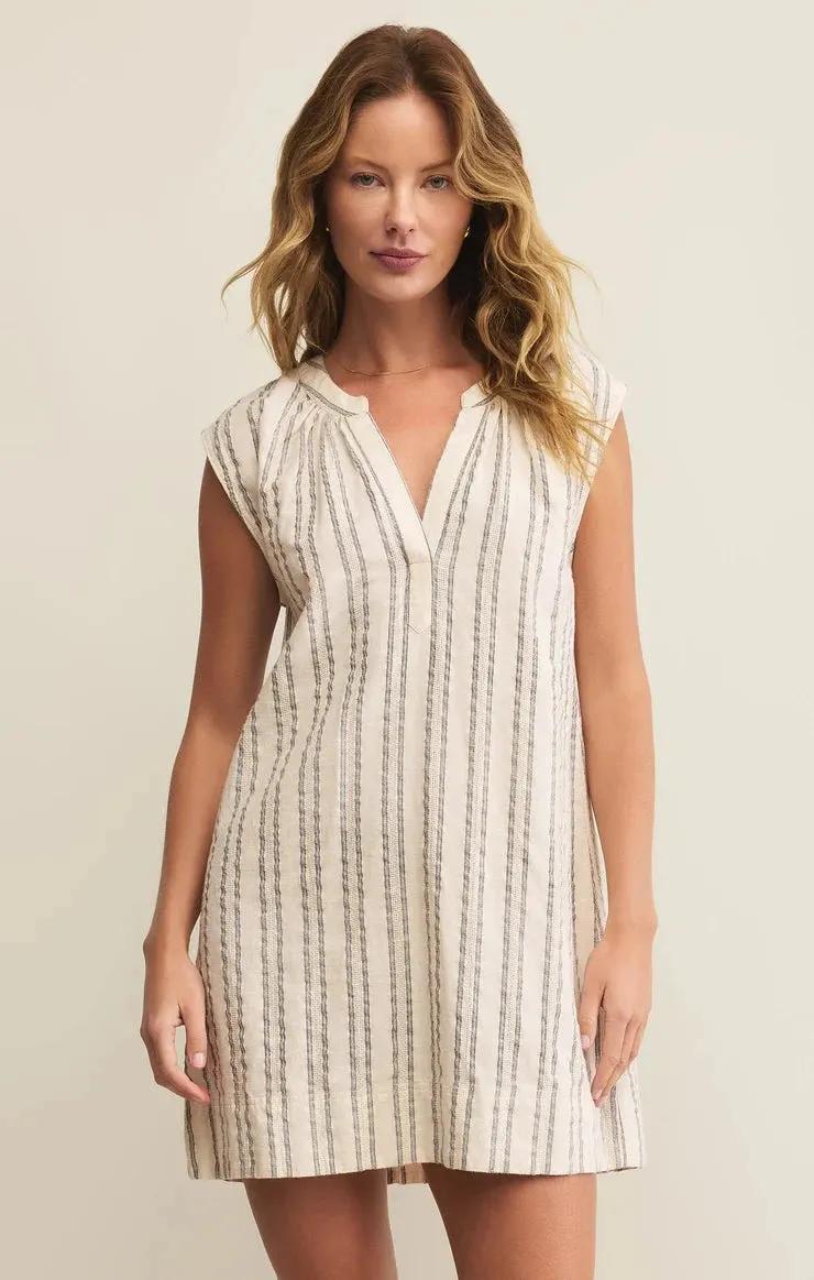 MINNA STRIPE MINI DRESS Calm Movement