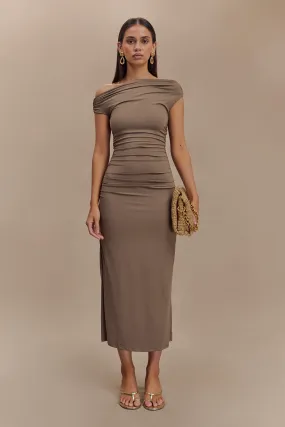 Alayna Recycled Nylon Midi Dress - Coco Soft Stitch Fashion Essential