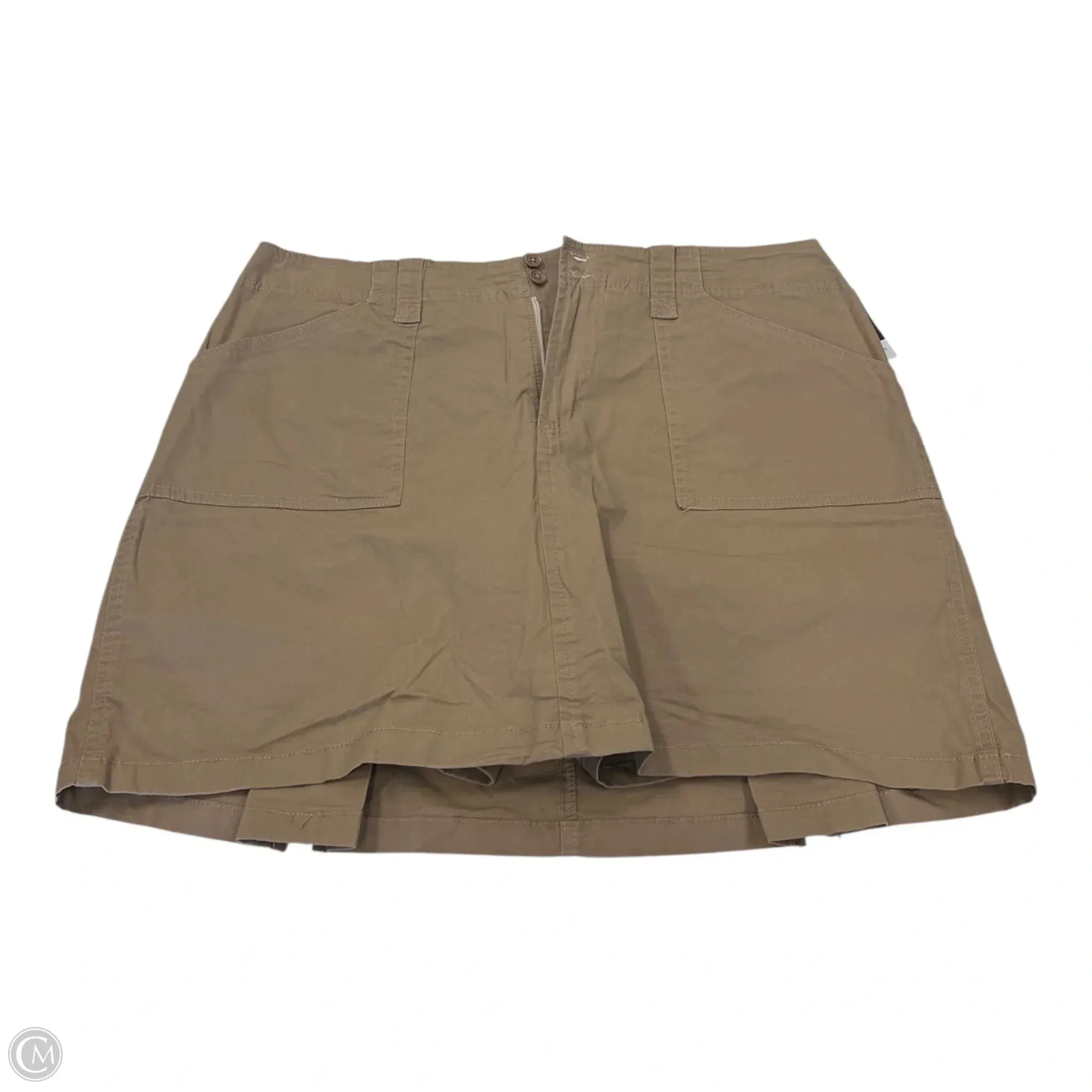 Skort By Gloria Vanderbilt In Brown, Size: 14 Invisible Seams Collaboration Piece