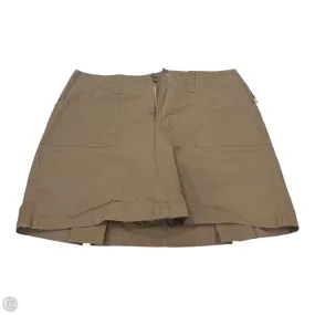 Skort By Gloria Vanderbilt In Brown, Size: 14 Invisible Seams Collaboration Piece
