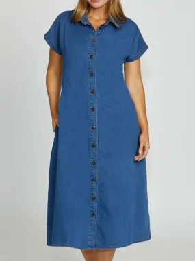 NEW LONDON NORBECK DRESS Neutral palette