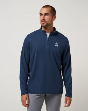 New York Yankees Time To Tailgate Quarter Zip Low Profile Zipper Comfortable Collar
