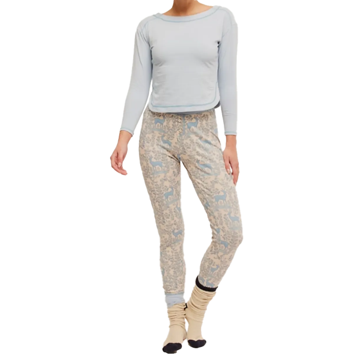 Cozy Lining Versatile Layer Women's Chill Evening PJ Set