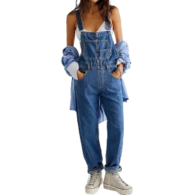 Women's Ziggy Denim Overall Reflective accents