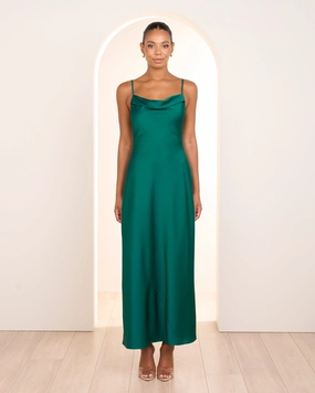 Noah Cowl Neck Maxi Dress Romantic-Detail Easy Tones