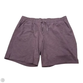 Fair trade dress shorts Athletic Shorts By Mondetta In Purple, Size: 1x