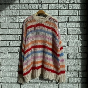 POPSICLE Loose Knit Sweater Lightweight Thermal