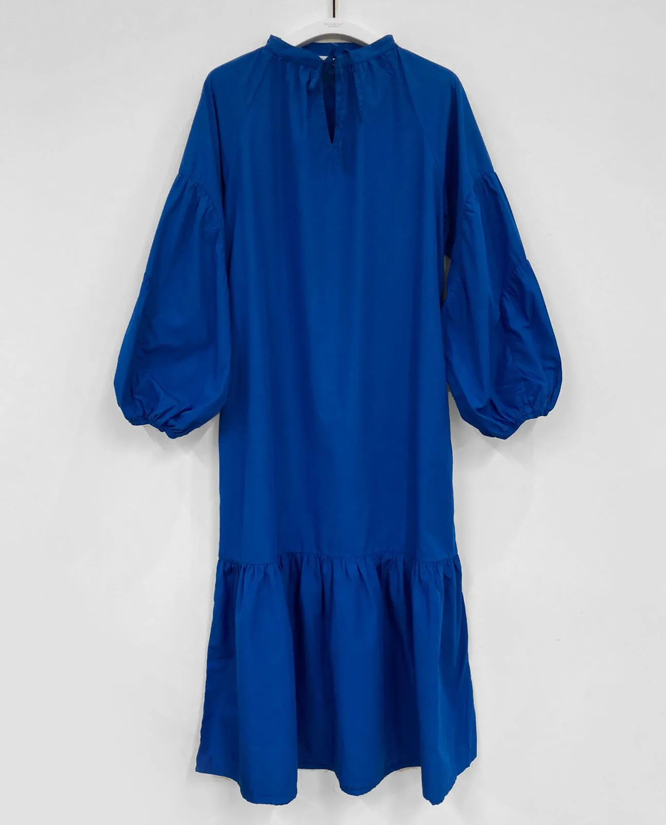 Odessa Organic Cotton Dress In Cobalt Lux Look BiasCutSilhouette