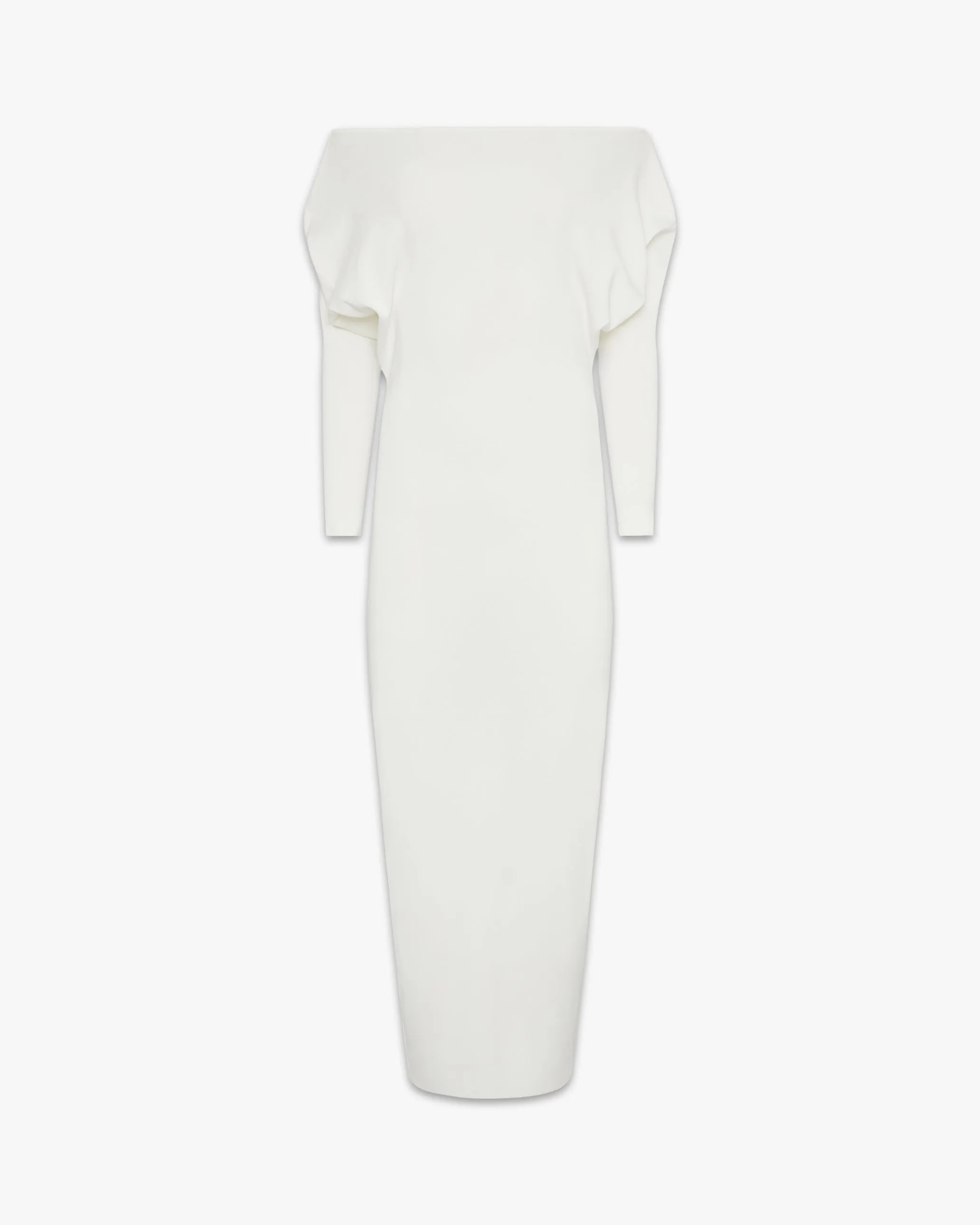 Relaxed Fit Summer Ready Off Shoulder Sweater Midi Dress
