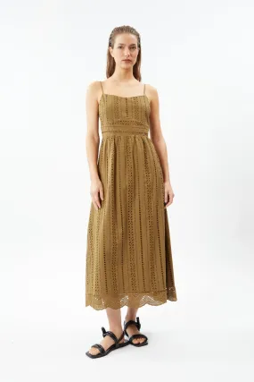 Dress-Up Style OLIVE EYELET DRESS