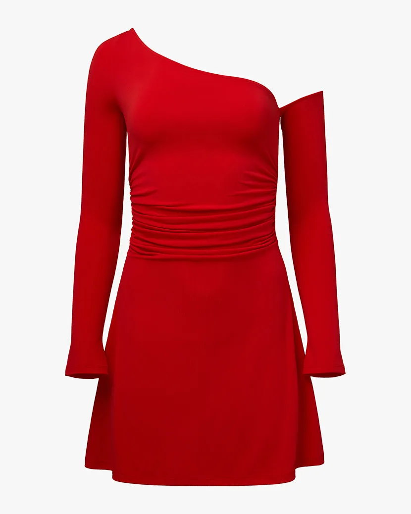 Fresh Motion One Shoulder Mini Dress