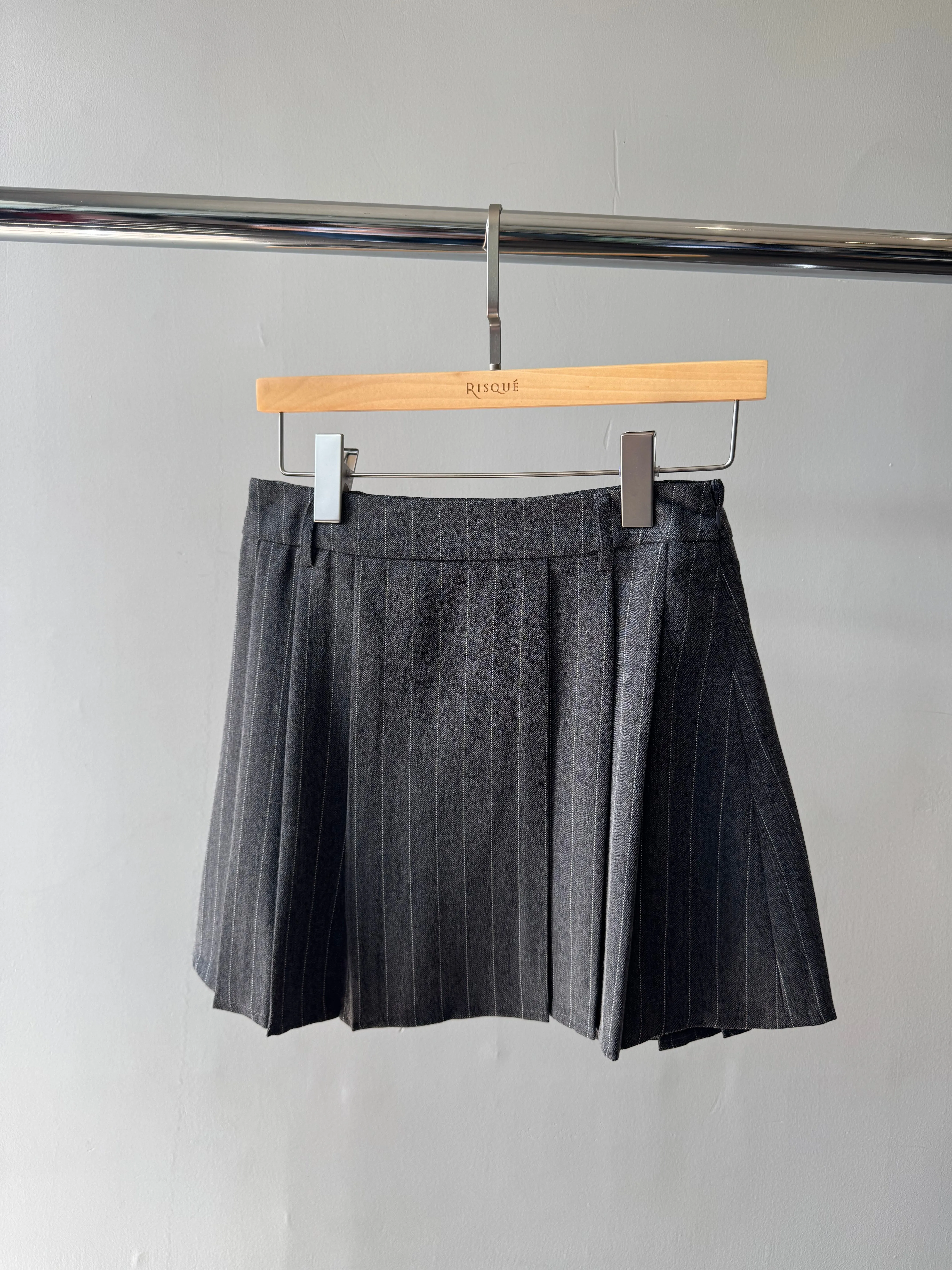 ON TIME Skirt High Waist Sheer Overlay