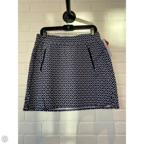Skort By Talbots In Blue & White, Size: 10p Soft Touch Autumn Stroll