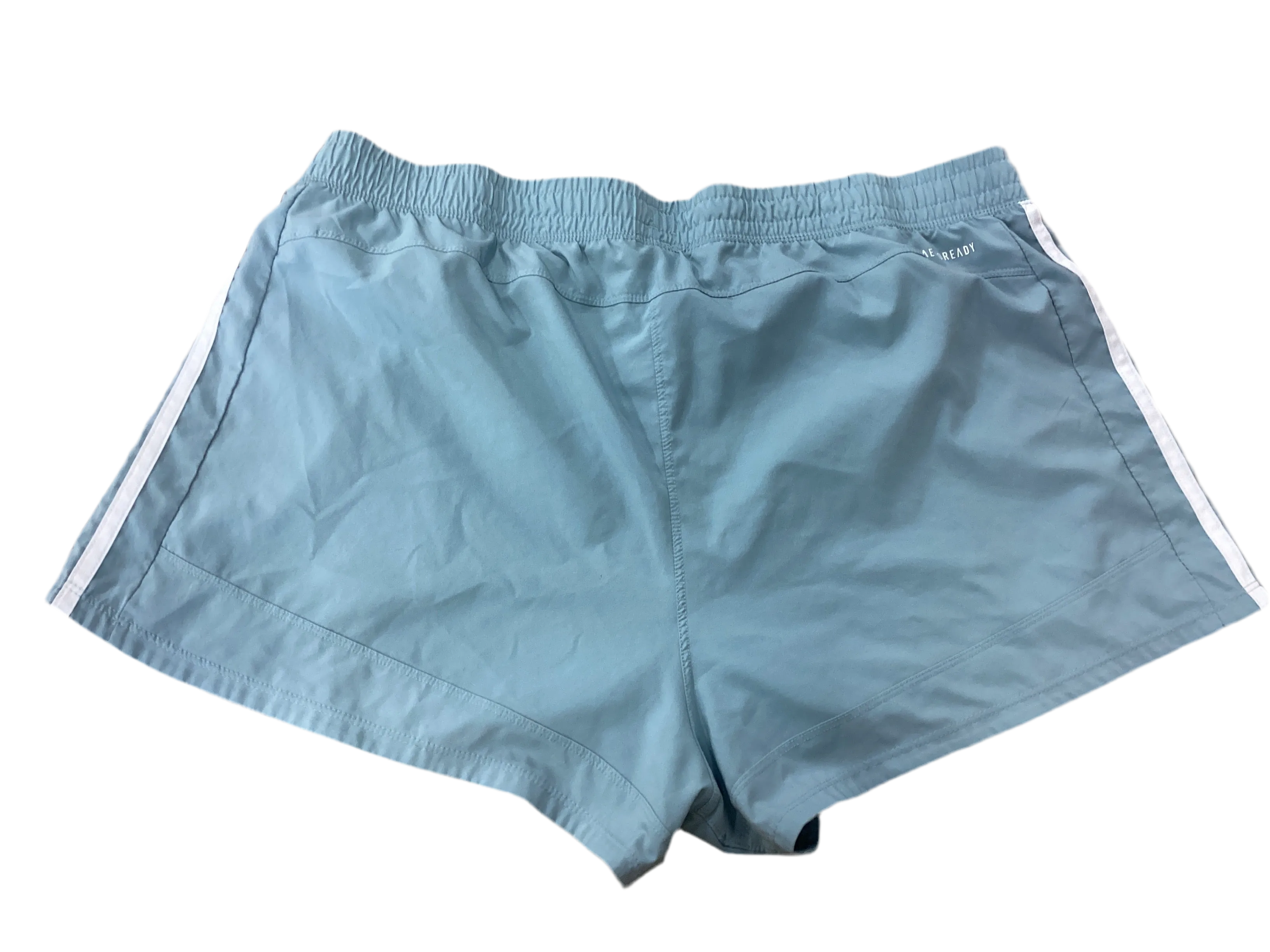 Compact Storage Feature Athletic Shorts By Adidas In Blue, Size:Xl