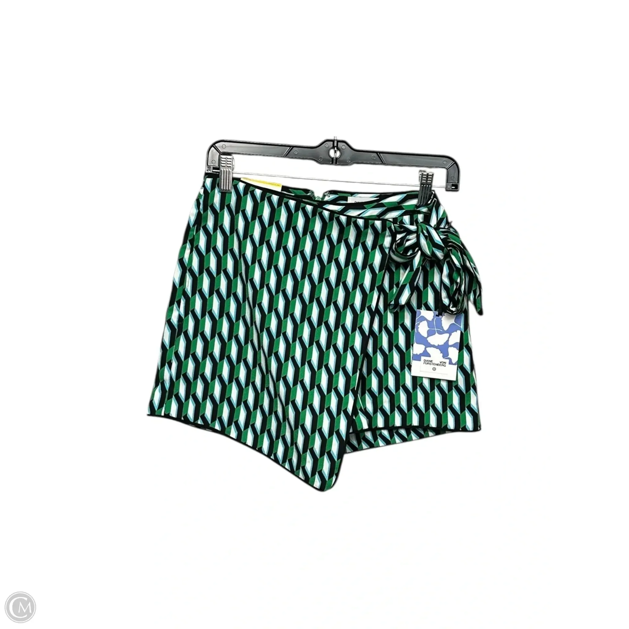 Skort By Target-designer In Green, Size: Xs Comfort Waistline Wrap Front