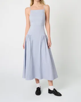 Flare Panel Midi Dress Nordic Calm Smile Glow