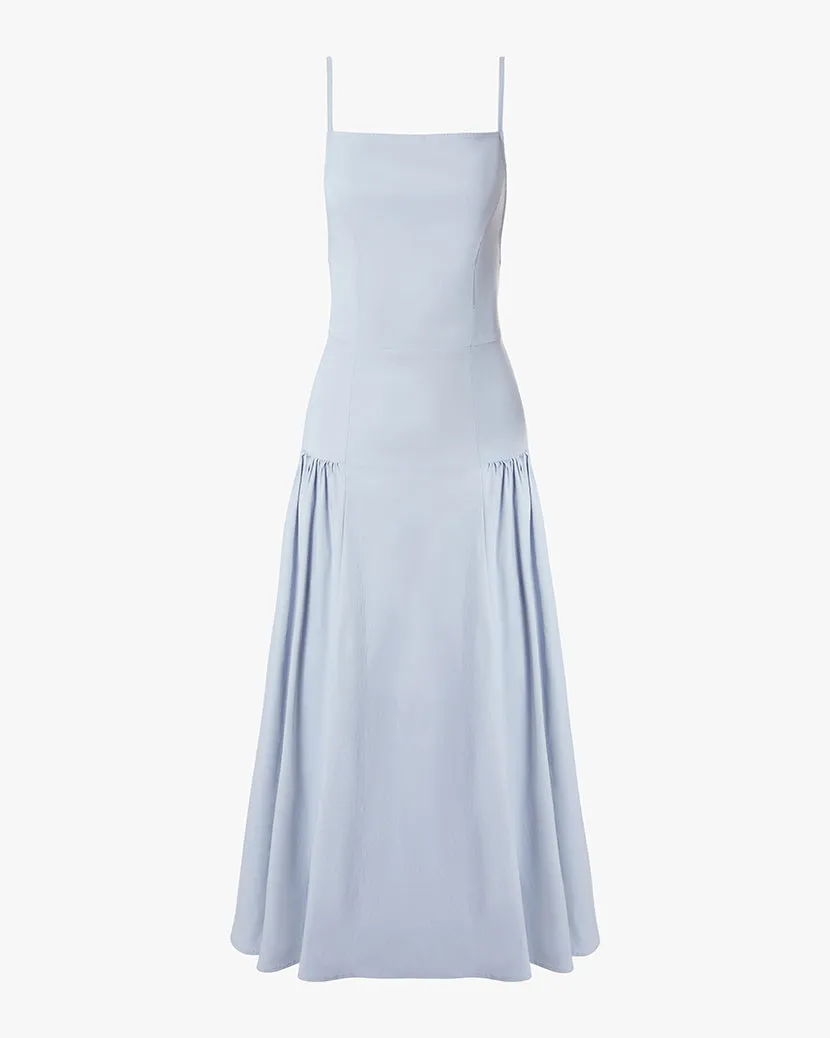 Flare Panel Midi Dress Ready Glow Subtle Fit