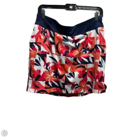 Skort By Callaway In Blue & Orange, Size: L Light Mood