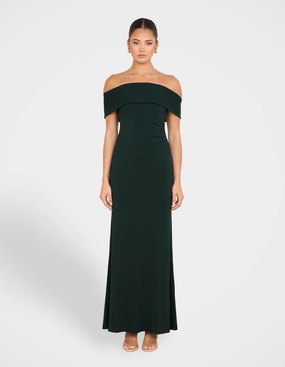 Lightweight-Lining Easy to Wear Barb Off Shoulder Gown
