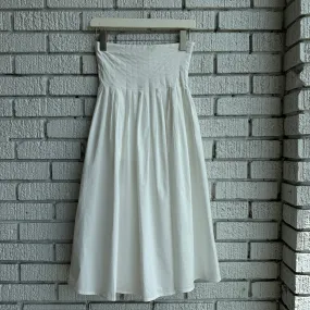 PERSPECTIVE Pleated Skirt Heritage Inspired Matte Texture