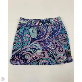 Style Layering Skort By Talbots In Blue & Pink, Size: 12p
