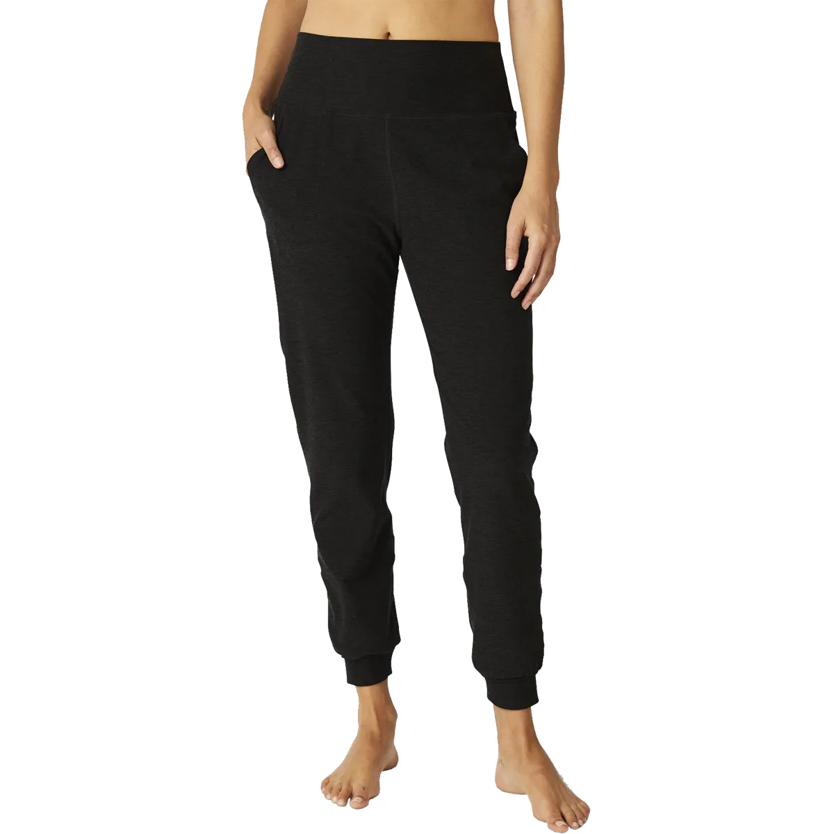 Comfort Fit Wear Stretchable Fabric Women's Spacedye Midi Jogger