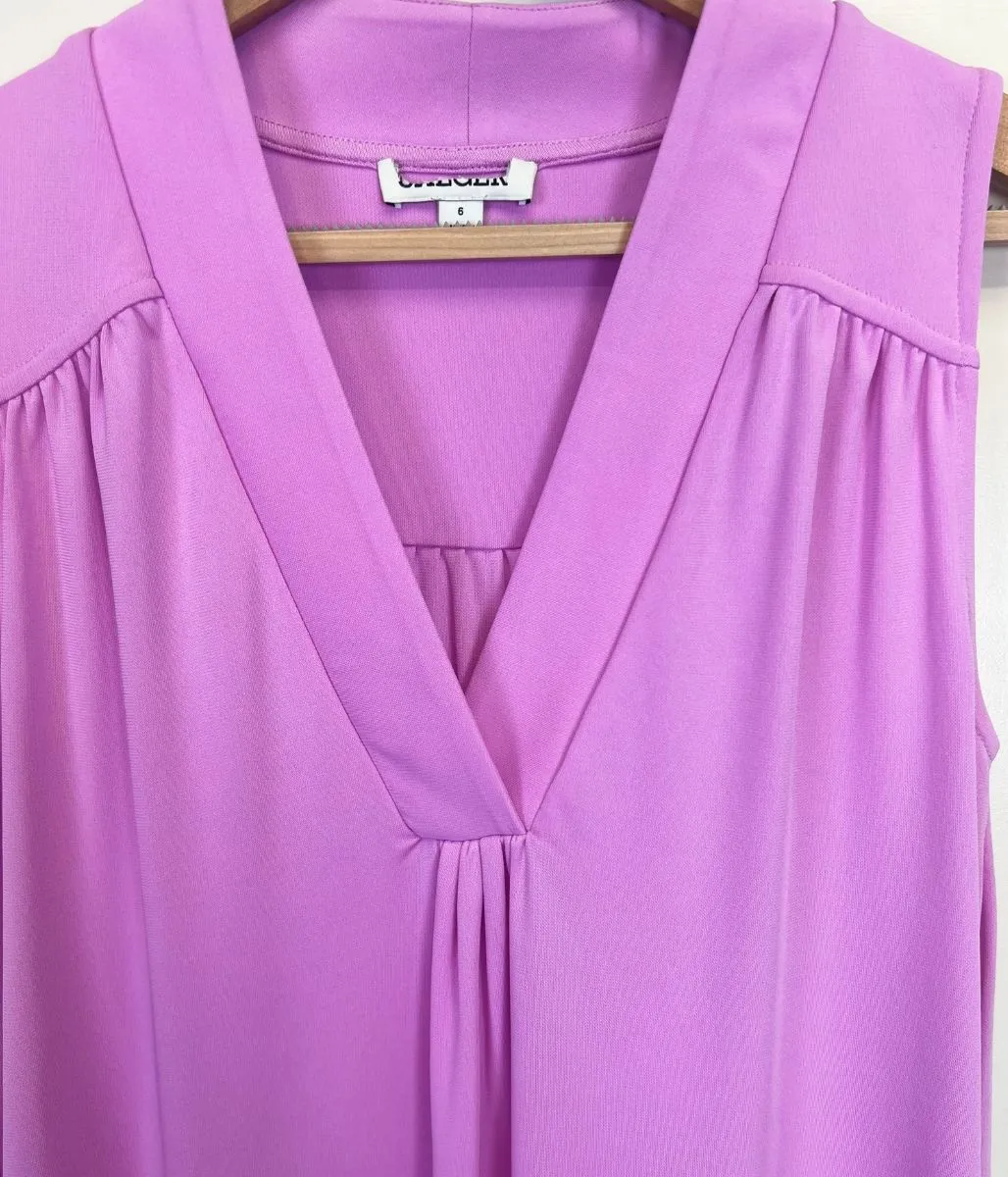 Pink Sleeveless Shift Dress Blush Glow Cool Touch