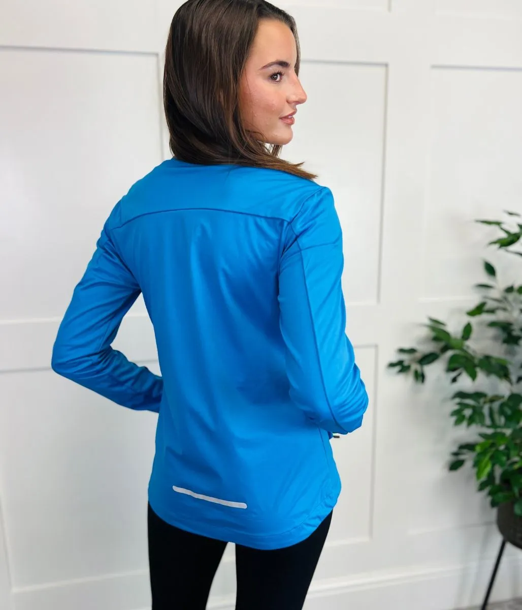 Blue & Yellow Lightweight Softshell Jacket StainRepellentSurface fresh start