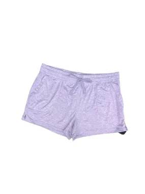 Purple Athletic Shorts 90 Degrees By Reflex, Size 2x Breezy Stretch